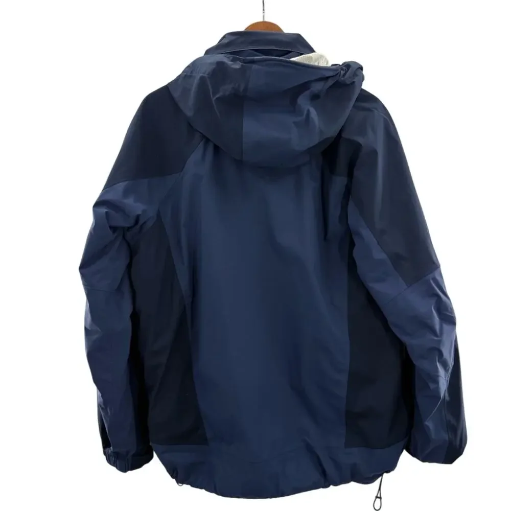 L. L. Bean Men’s 3-in-1 Windbloc Polartec Outdoor Hiking Jacket Blue Size Large